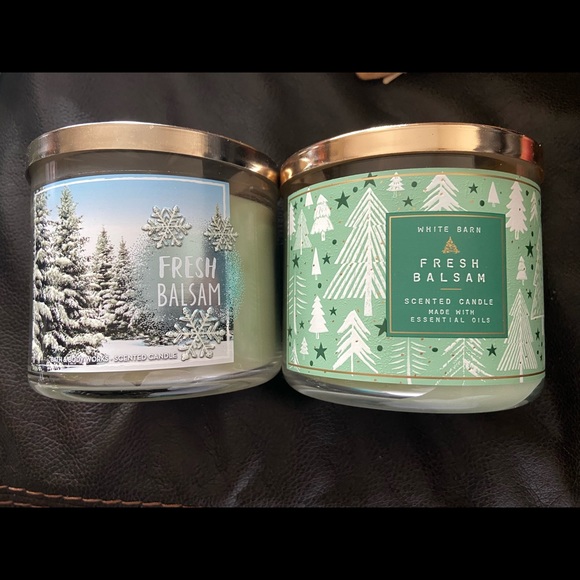 Bath & Body Works Fresh Balsam 3 Wick Candle (2)